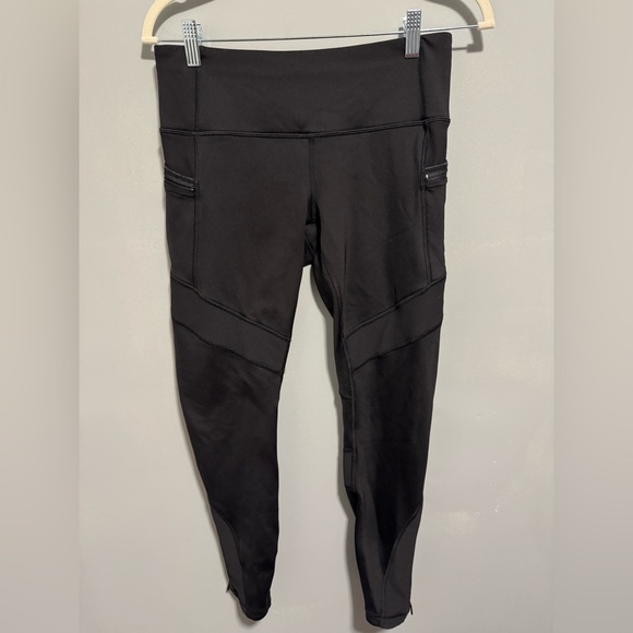 Lululemon Athletica- women’s high waist w/ pockets full length leggings. Size 8 - Picture 9 of 11